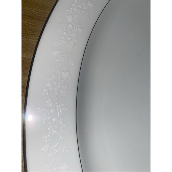 VTG Noritake 6438 Buckingham Large Oval Serving Platter Bone China 13.5”X 10.25” - Picture 2 of 7